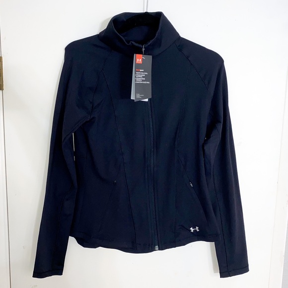 Under Armour Jackets & Coats Full Zip Fitted Black Womens Under